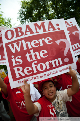 Immigration Protest at White House