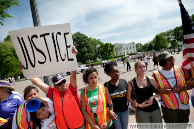 Immigration Protest at White House