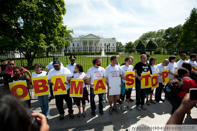 Immigration Protest at White House