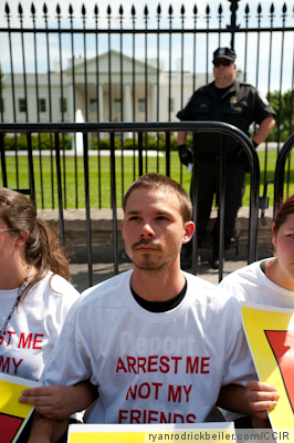 Immigration Protest at White House