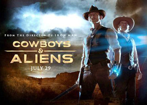 far side cowboys and aliens