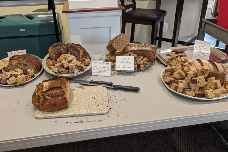 Bird Dog Baking in Ypsilanti, Mich., used regionally appropriate and locally grown and processed grains in the breads shown here.