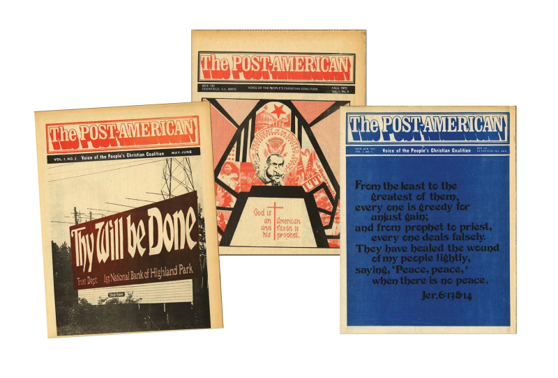 Previous versions of the magazine, left to right: March/April 1973, Fall 1972, May/June 1973