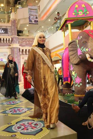 Nina Septiani of Indonesia was crowned Miss World Muslimah 2012. Via RNS/The World Muslimah Beauty/Facebook