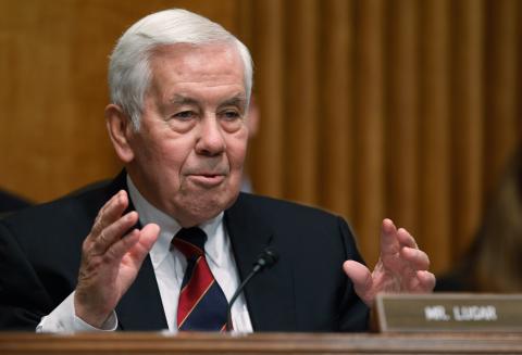 Sen. Richard Lugar (R-IN) at a hearing in March. Chip Somodevilla/Getty Images Chip Somodevilla/Getty Images