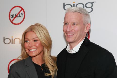 Hosts Kelly Ripa and Anderson Cooper attend screening of 'Bully.' Photo by Charles Eshelman/FilmMagic Photo by Charles Eshelman/FilmMagic