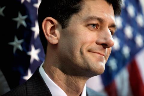 House Budget Committee Chairman Paul Ryan (R-WI) on March 27. Photo by Chip Somodevilla/Getty Images Chip Somodevilla/Getty Images