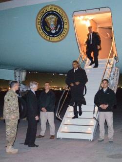 President Obama lands in Afghanistan, Tuesday May 1, 2012 President Obama lands in Afghanistan, Tuesday May 1, 2012