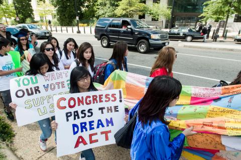 National Immigrant Youth Alliance Protest on June 26. Bill Clark/CQ Roll Call Bill Clark/CQ Roll Call