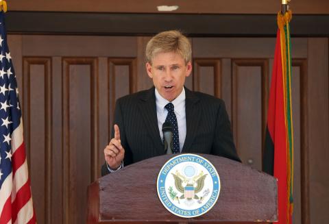 U.S. ambassador to Libya Chris Stevens in August. MAHMUD TURKIA/AFP/GettyImages MAHMUD TURKIA/AFP/GettyImages