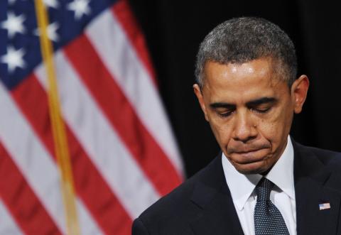 President Obama during a memorial service for the victims at Sandy Hook. MANDEL NGAN/AFP/Getty Images MANDEL NGAN/AFP/Getty Images