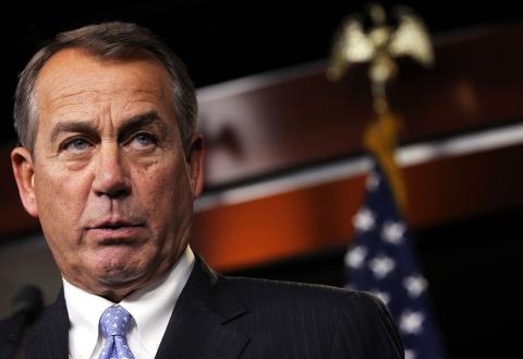 U.S. Speaker of the House Rep. John Boehner (R-OH) speaks during his weekly news conference Dec. 20. Alex Wong/Getty Images Alex Wong/Getty Images