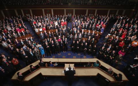 President Barack Obama delivers his State of the Union speech. Chip Somodevilla/Getty Images Chip Somodevilla/Getty Images