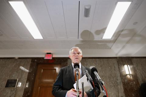 Sen. Jeff Sessions (R-AL) makes a statement to the media March 13. Chip Somodevilla/Getty Images Chip Somodevilla/Getty Images