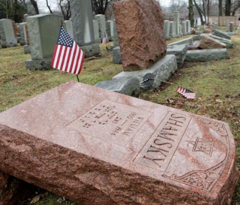 Anti-Semitic incidents in the United States soared by 57 percent in 2017 Anti-Semitic incidents in the United States soared by 57 percent in 2017
