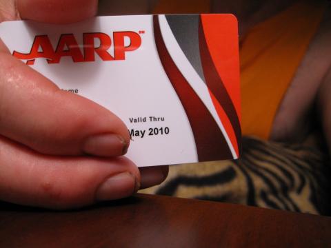 AARP card, via Durham Moose / Flickr AARP card, via Durham Moose / Flickr