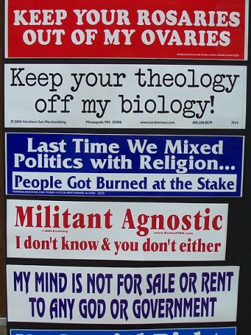 Atheist bumper stickers via Wiki Commons http://bit.ly/xFqYIO Atheist bumper stickers via Wiki Commons http://bit.ly/xFqYIO