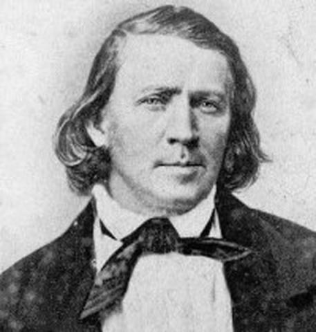 Brigham Young, Mormon leader and Western pioneer. Via Wiki Commons http://commons.wikimedia.org/wiki/File:Brigham-young.jpg Brigham Young, Mormon leader and Western pioneer. Via Wiki Commons.