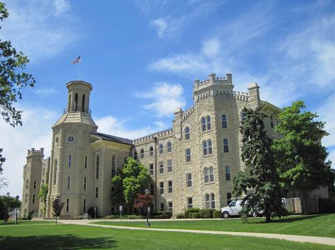 Blanchard Hall at Wheaton College in Illinois. Photo via Wylio http://www.wylio.com/credits/Flickr/5978664560 Blanchard Hall at Wheaton College in Illinois. Photo via Wylio.