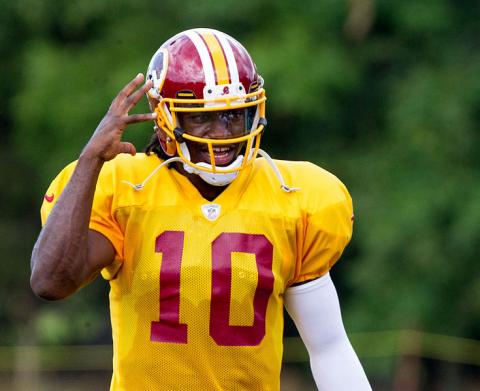 DC's new QB: Robert Griffin III. Image via Wikimedia Commons: http://commons.wikimedia.org/wiki/File:Robert_Griffin_III.jpg Washington's new quarterback: Robert Griffin III