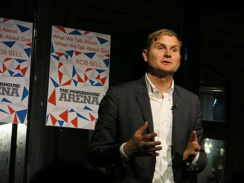 Rob Bell at Powerhouse Arena. By Paul Williams, Via Flickr. Rob Bell at Powerhouse Arena. By Paul Williams, Via Flickr.