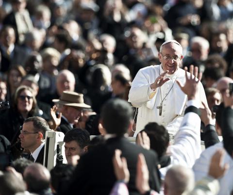 The inauguration of Pope Francis. Photo by Catholic Church (England and Wales) Photo by Catholic Church (England and Wales)