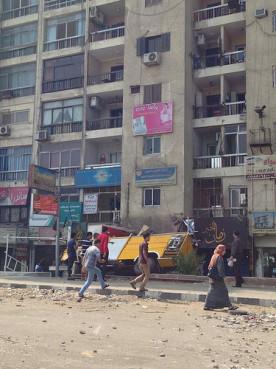 Aftermath from violence in Mabaa, Cairo, Egypt on Aug. 14, 2013. Photo courtesy Matthew Elmaraghi via Neon Tommy's Flickr stream Photo courtesy Matthew Elmaraghi via Neon Tommy's Flickr stream