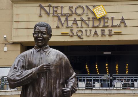 The author was in Mandela Square on the night Nelson Mandela died. Jaxons/Shutterstock Jaxons/Shutterstock
