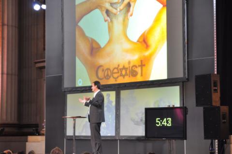 Gideon Strauss speaks at Q. Cathleen Falsani/Sojourners Gideon Strauss speaks at Q. Cathleen Falsani/Sojourners