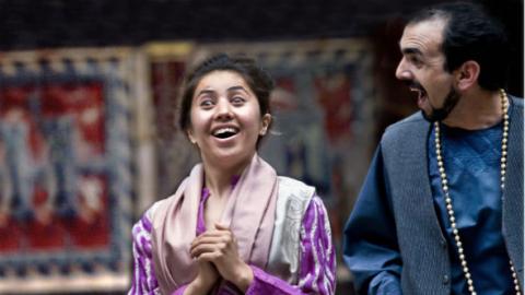 Farzana performs in "A Comedy of Errors." Photo courtesy of Kathy Kelly. Farzana performs in "A Comedy of Errors."Photo courtesy of Kathy Kelly.