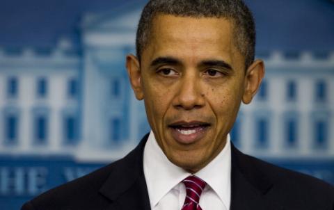 President Barack Obama announcing original compromise in February.(JIM WATSON/AFP/Getty Images) JIM WATSON/AFP/Getty Images