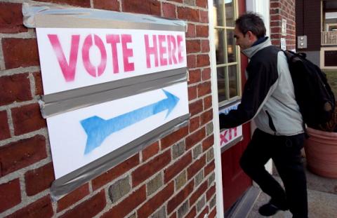Republicans vote on Super Tuesday. (Photo by Win McNamee/Getty Images) (Photo by Win McNamee/Getty Images)