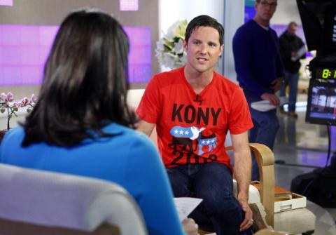 "KONY 2012" filmmaker Jason Russell in an appearance on the "Today Show" March 9. Photo by Peter Kramer/NBC/via Getty Images. Photo by Peter Kramer/NBC/via Getty Images.