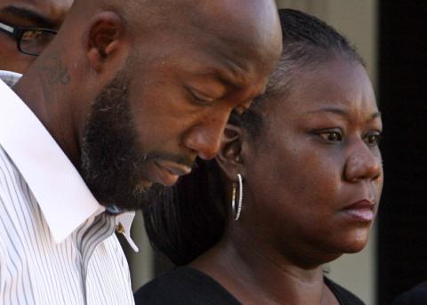 Parents of shooting victim Trayvon Martin speak out. Red Huber/Orlando Sentinel/MCT via Getty Images Red Huber/Orlando Sentinel/MCT via Getty Images