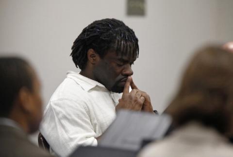 Marcus Robinson awaiting the judge's ruling. Shawn Rocco/Raleigh News & Observer/MCT via Getty Images Shawn Rocco/Raleigh News & Observer/MCT via Getty Images