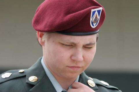 Lynndie England in 2005 during her courts-martial. Photo by Jana Birchum/Getty Images Photo by Jana Birchum/Getty Images