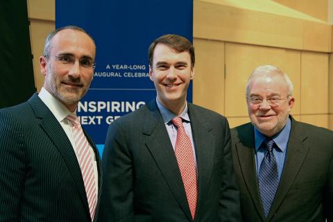 Arthur Brooks of the American Enterprise Institute, Gordon's President D. Michael Lindsay and Sojourners CEO Jim Wallis. Arthur Brooks, Gordon's President D. Michael Lindsay and Sojourners CEO Jim Wall
