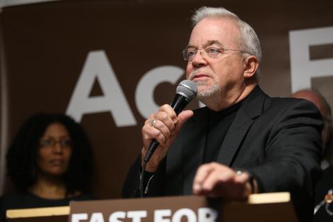 Jim Wallis is fasting for immigration reform. Brandon Hook/Sojourners