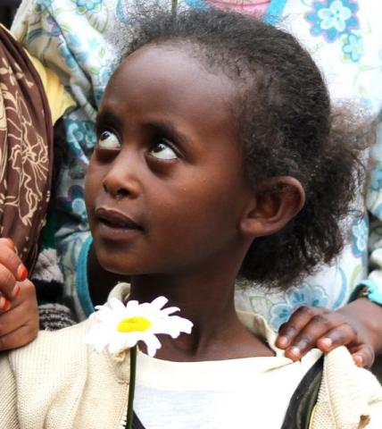 A girl from the Mary Joy organization in Addis Ababa, Ethiopia. Photo by Cathleen Falsani for Sojourners.