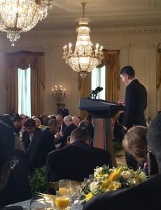 The closing prayer. Image via Justin Fung. The closing prayer. Image via Justin Fung.