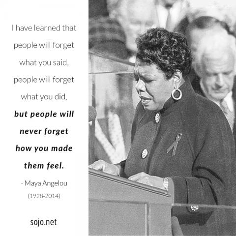 Maya Angelou, public domain; illustration by Brandon Hook / Sojourners Maya Angelou, public domain; illustration by Brandon Hook / Sojourners