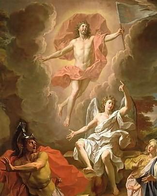 “The Resurrection of Christ,” painted by Noel Coypel in 1700. Photo courtesy of Noel Coypel, via Wikimedia Commons.