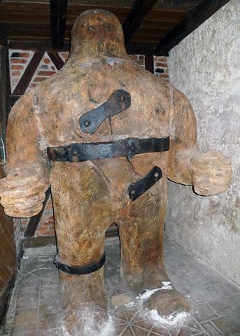 In Jewish folklore, a golem is an anthropomorphic entity created from inanimate matter. Creative Commons image Matthias Ripp.