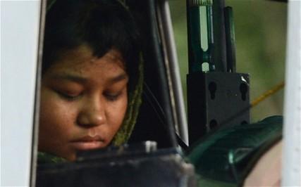Rimsha Masih, a teenage girl who was alleged to have dumped torn and burnt pages of the Quran. Photo by Naveed Ahmad. Via RNS