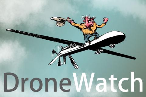 Drone Watch. Image by Kurt Lightner for Sojourners. Drone Watch. Image by Kurt Lightner for Sojourners.