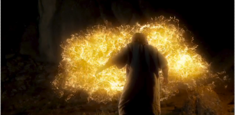 The Burning Bush episode of 'The Bible,' series, The History Channel The Burning Bush episode of 'The Bible,' series, The History Channel