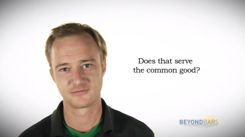 Screenshot from Beyond Bars' Common Good Video Screenshot from Beyond Bars' Common Good Video