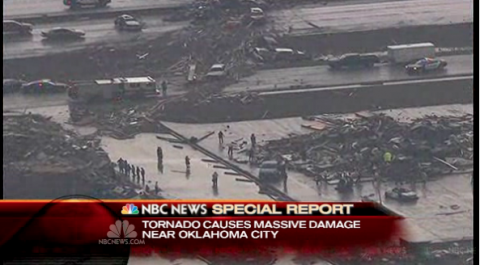 NBC News report of Oklahoma tornado damage NBC News report of Oklahoma tornado damage