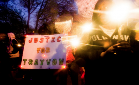 Sign at a rally for Trayvon Martin. Photo courtesy Steven Ley/shutterstock.com Sign at a rally for Trayvon Martin. Photo courtesy Steven Ley/shutterstock.com