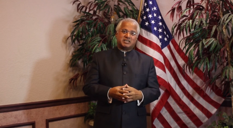 Screenshot from Mike Ghouse's video. Screenshot from Mike Ghouse's video.